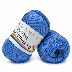 Cotone ARCOBALENO - LacariaRicami.Store - Colore: 16 - AZZURRO - by LacariaRicami.Store