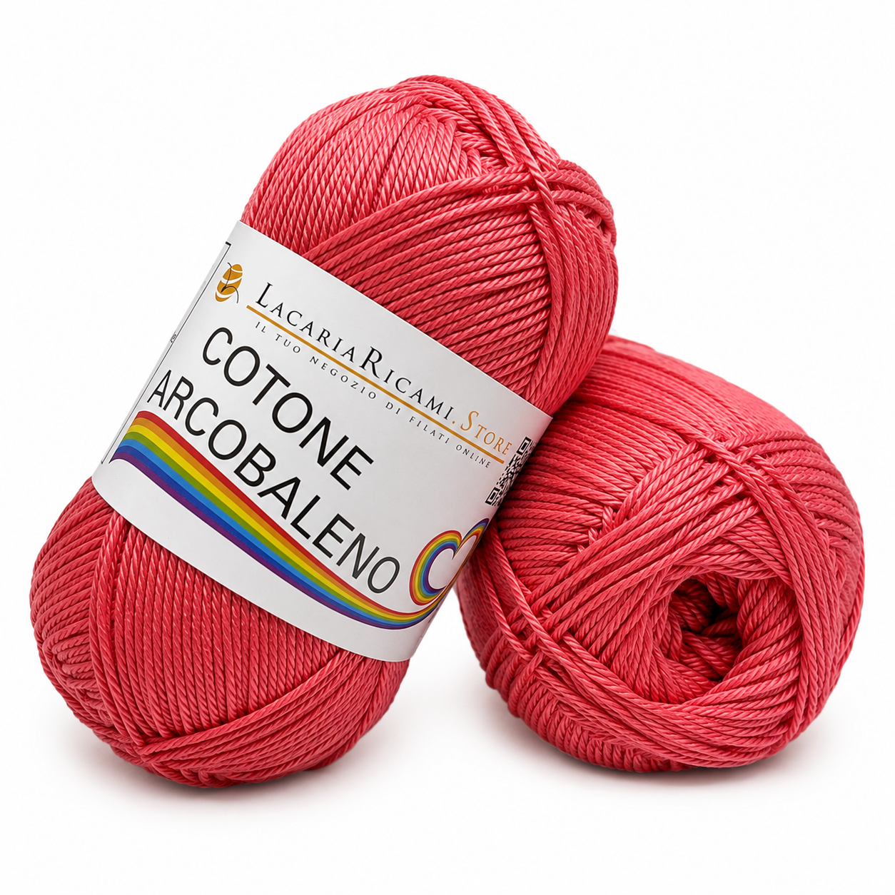 Cotone ARCOBALENO - LacariaRicami.Store - Colore: 30 - SALMONE - by LacariaRicami.Store