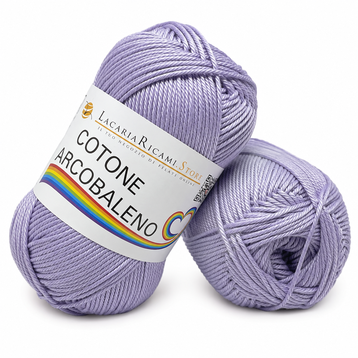 Cotone ARCOBALENO - LacariaRicami.Store - Colore: 35 - LAVANDA - by LacariaRicami.Store