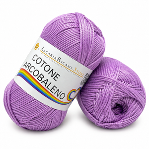 Cotone ARCOBALENO - LacariaRicami.Store - Colore: 37 - VIOLETTO - by LacariaRicami.Store
