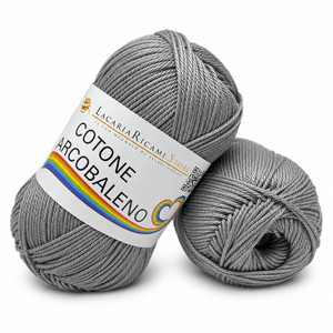 Cotone ARCOBALENO - LacariaRicami.Store - Colore: 39 - GRIGIO - by LacariaRicami.Store