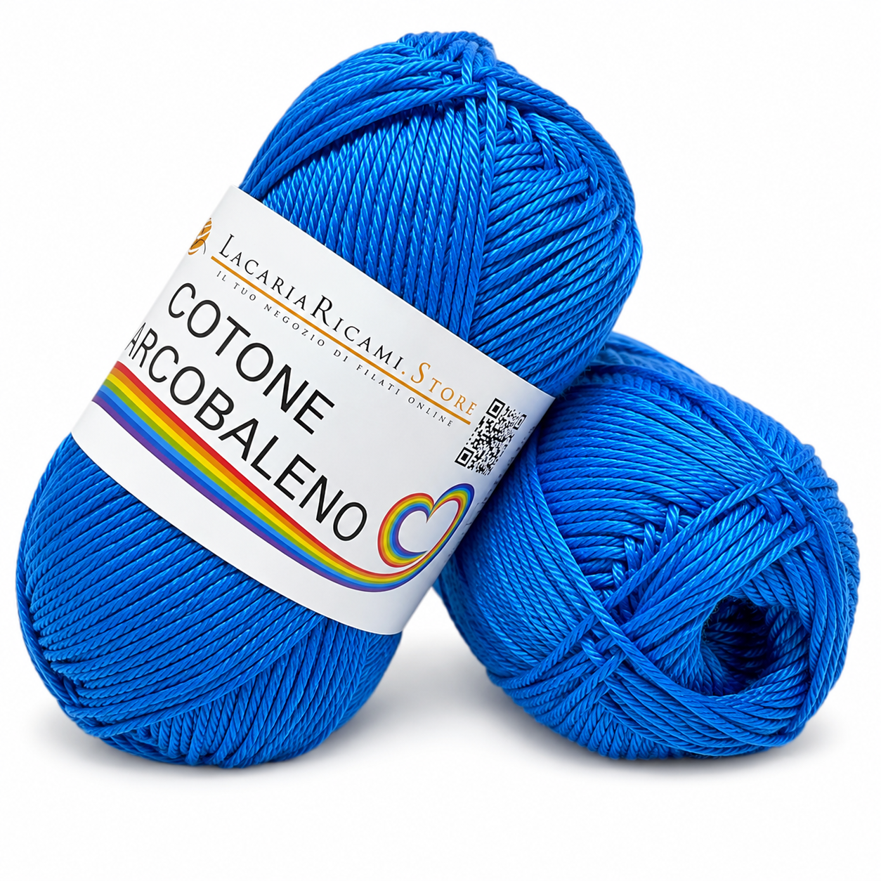 Cotone ARCOBALENO - LacariaRicami.Store - Colore: 44 - BLU COBALTO - by LacariaRicami.Store