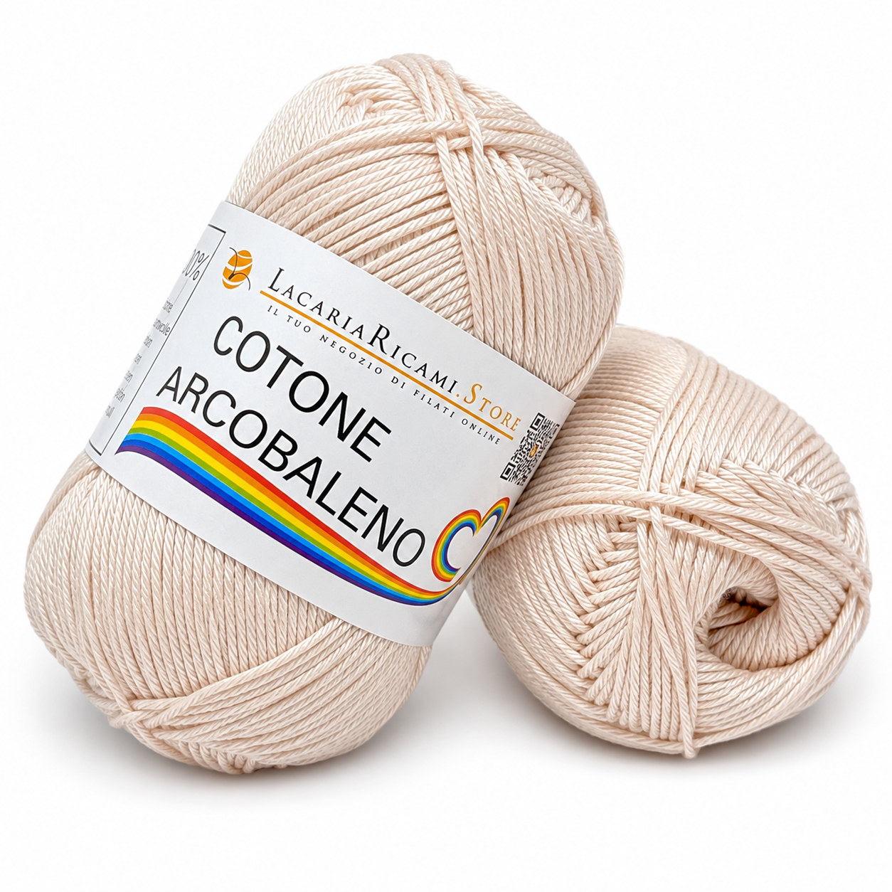 Cotone ARCOBALENO - LacariaRicami.Store - Colore: 46 - PELLE - by LacariaRicami.Store