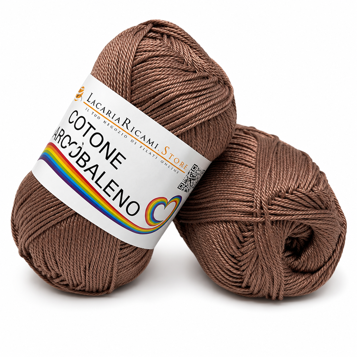 Cotone ARCOBALENO - LacariaRicami.Store - Colore: 47 - FANGO - by LacariaRicami.Store