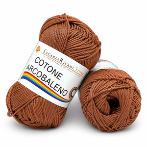 Cotone ARCOBALENO - LacariaRicami.Store - Colore: 60 - CASTAGNA - by LacariaRicami.Store