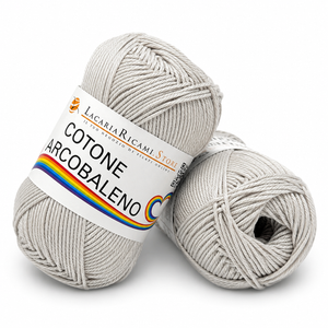 Cotone ARCOBALENO - LacariaRicami.Store - Colore: 90 - PERLA - by LacariaRicami.Store