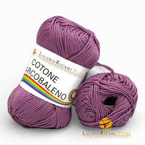 Cotone ARCOBALENO - LacariaRicami.Store - Colore: 95 - ORCHIDEA - by LacariaRicami.Store