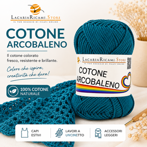 Cotone ARCOBALENO - LacariaRicami.Store - Colore: - by LacariaRicami.Store