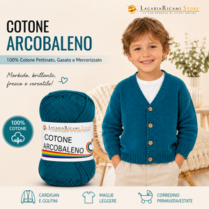 Cotone ARCOBALENO - LacariaRicami.Store - Colore: - by LacariaRicami.Store