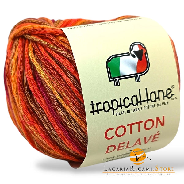Cotone COTTON DELAVE' - Tropical Lane | Filato Magico
