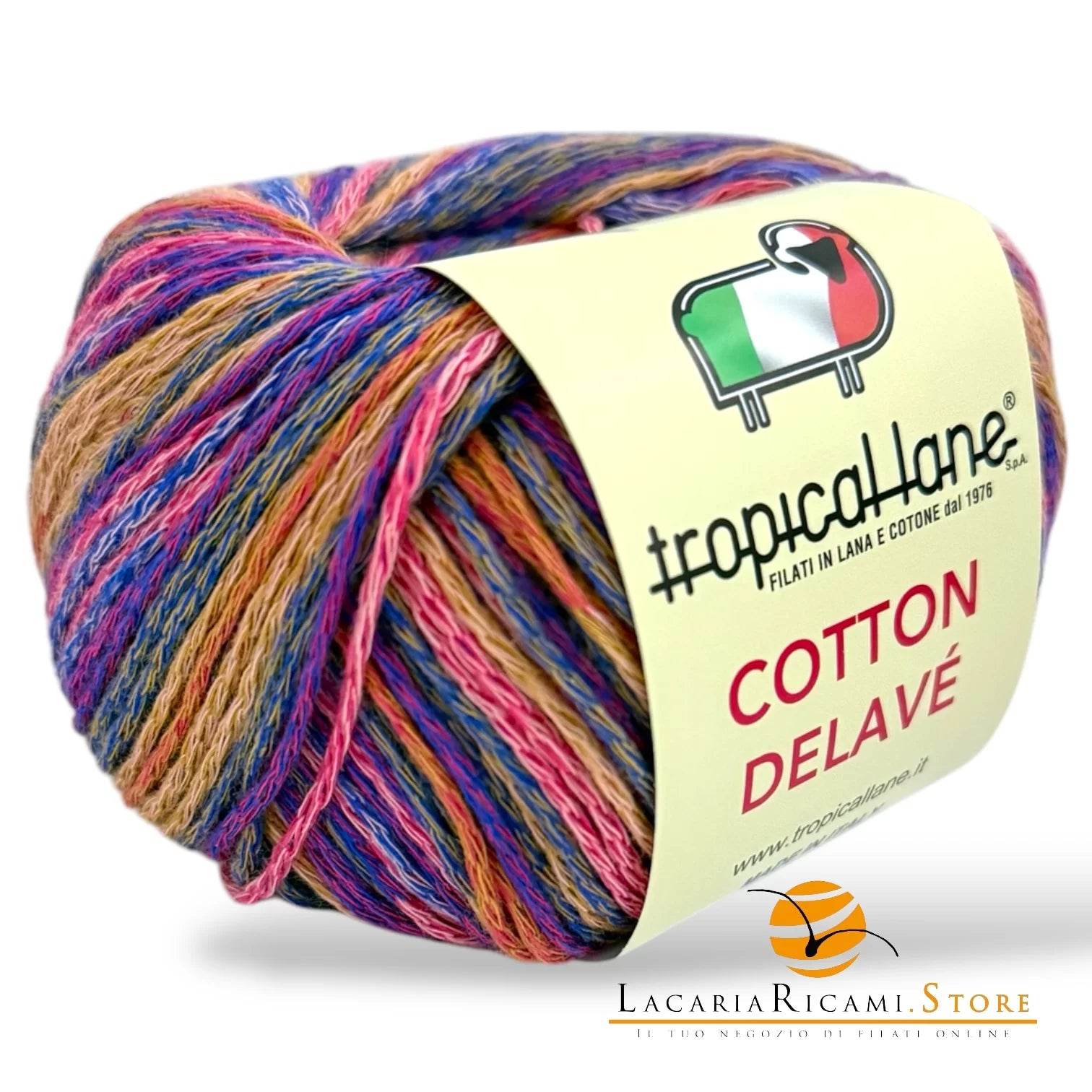 Cotone COTTON DELAVE' - Tropical Lane - - LacariaRicami.Store