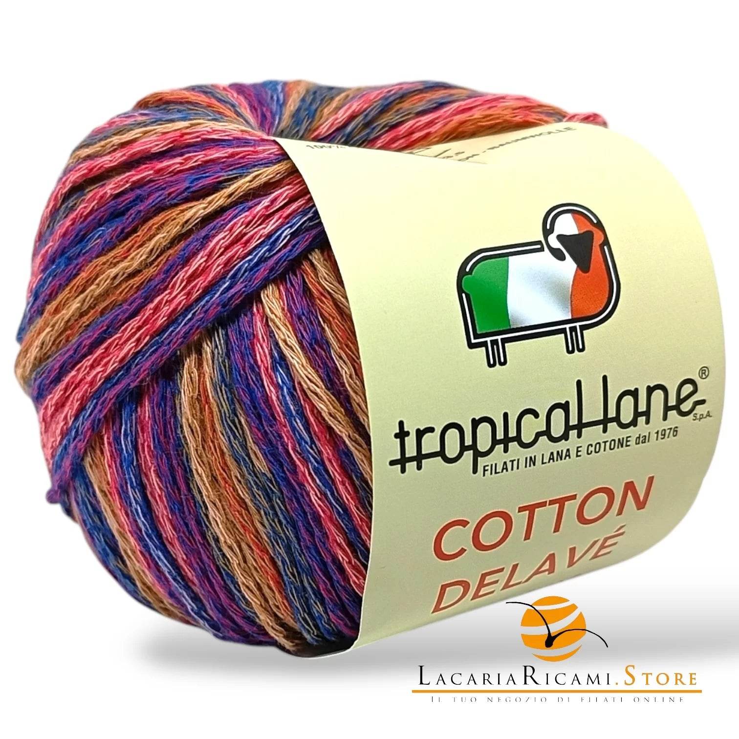 Cotone COTTON DELAVE' - Tropical Lane - - LacariaRicami.Store