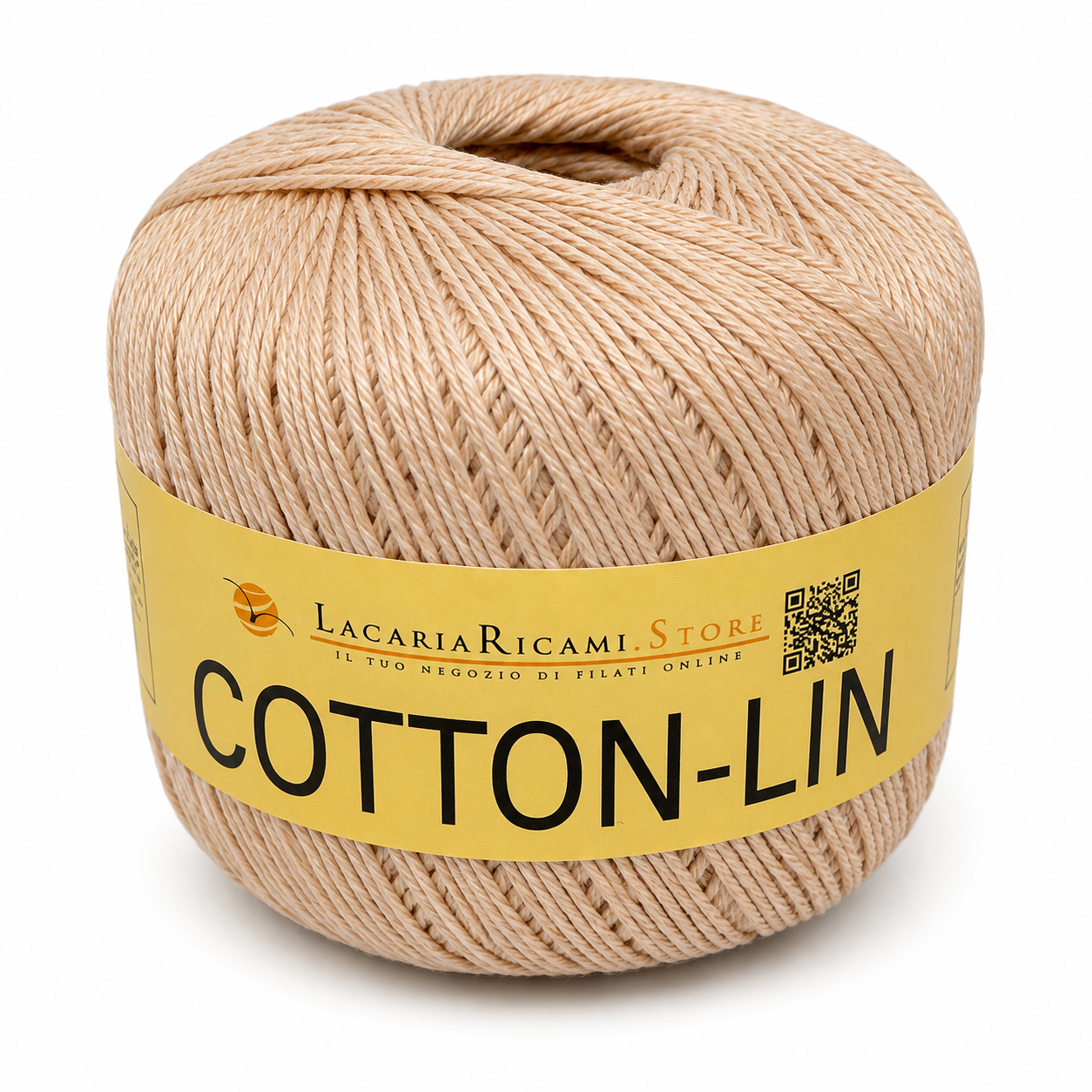 COTONE-LINO Cotton-Lin - LacariaRicami.Store - Colore: 03 - ECRÚ - by LacariaRicami.Store