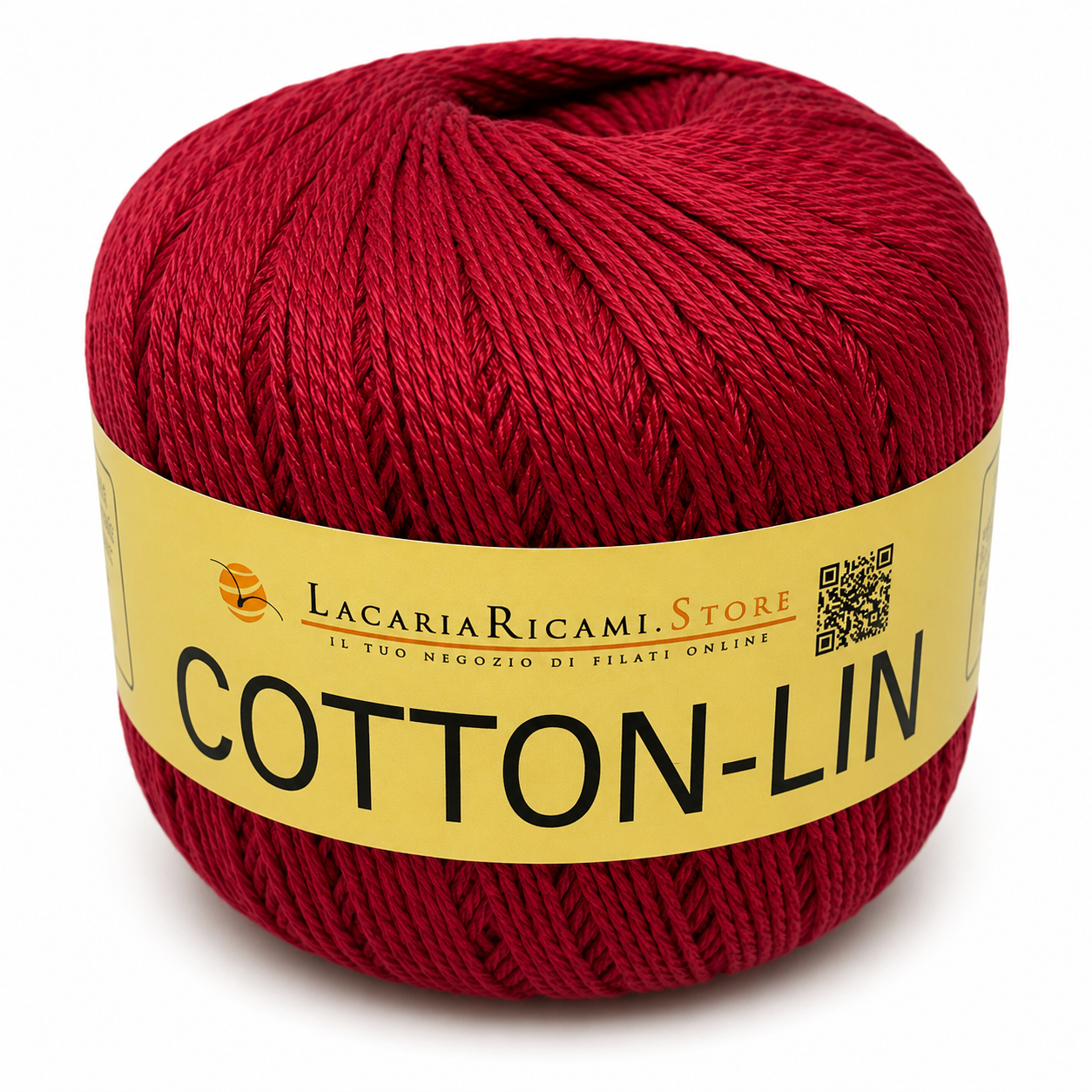 COTONE-LINO Cotton-Lin - LacariaRicami.Store - Colore: 09 - AMARANTO - by LacariaRicami.Store