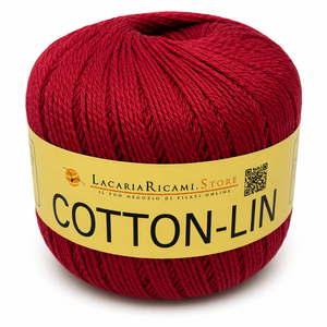 COTONE-LINO Cotton-Lin - LacariaRicami.Store - Colore: 09 - AMARANTO - by LacariaRicami.Store