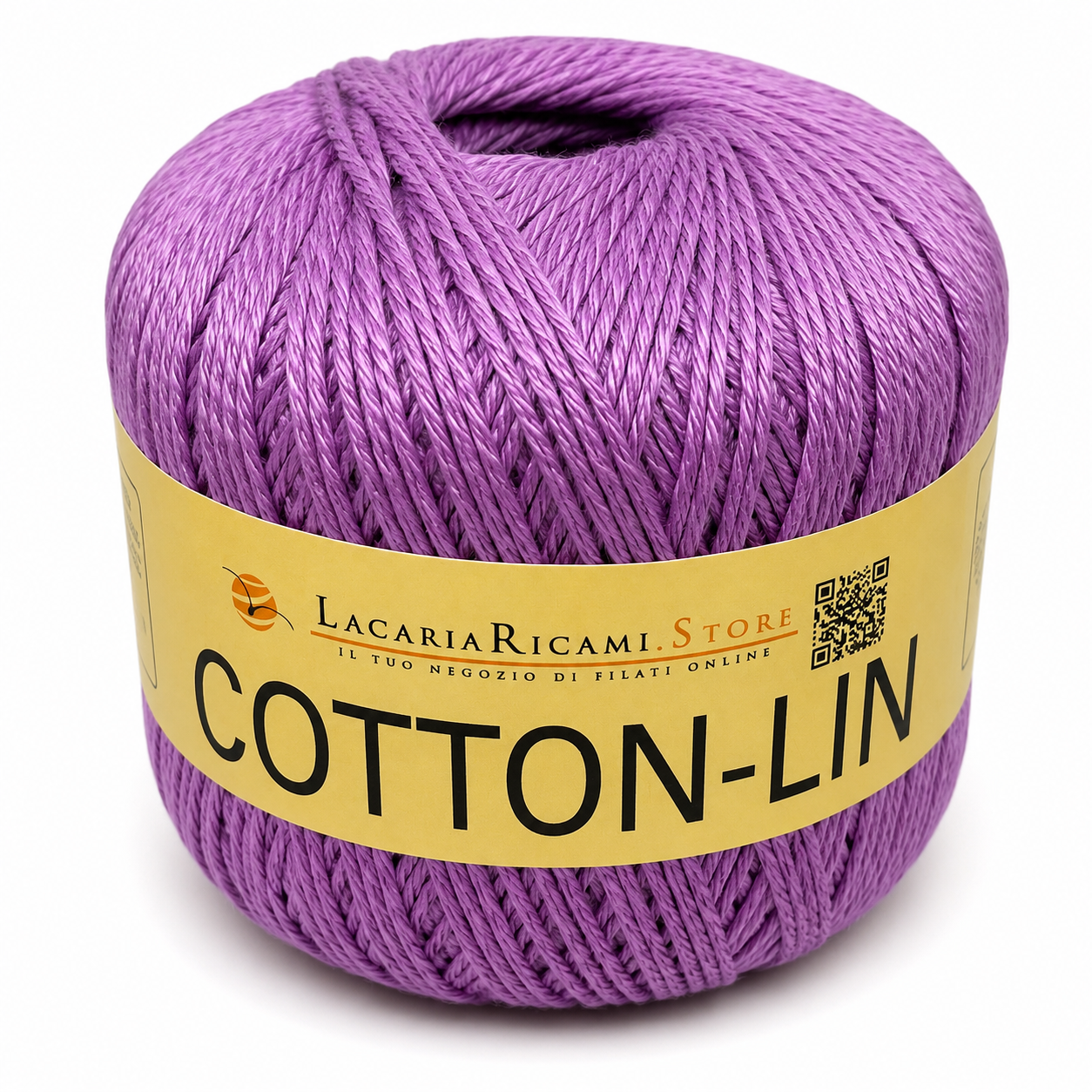 COTONE-LINO Cotton-Lin - LacariaRicami.Store - Colore: 10 - GLICINE - by LacariaRicami.Store