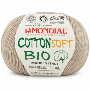 Cotone COTTON SOFT BIO - MONDIAL - Colore: 163 - NOCCIOLA - by LacariaRicami.Store