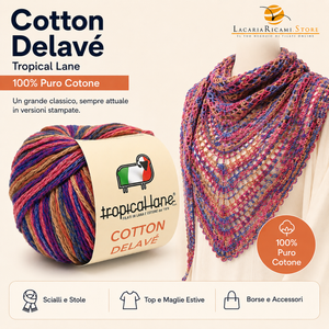 Cotone COTTON DELAVE' - Tropical Lane - Colore: - by LacariaRicami.Store