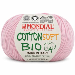 Cotone COTTON SOFT BIO - MONDIAL - Colore: 103 - CIOCCOLATO ROSA - by LacariaRicami.Store