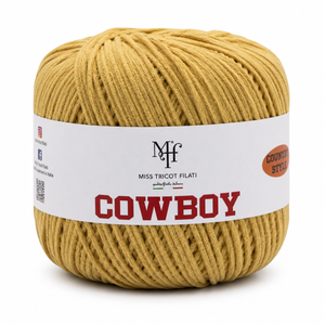 CORDINO CowBoy – Miss Tricot Filati - Colore: 05 - SENAPE - by LacariaRicami.Store