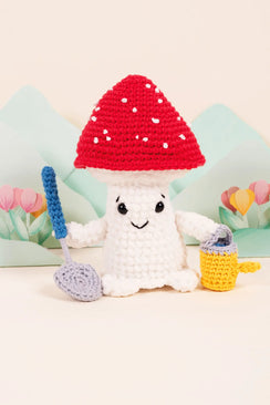 KIT Amigurumi Fungo giardiniere di Joanna Hateley - DMC - - LacariaRicami.Store