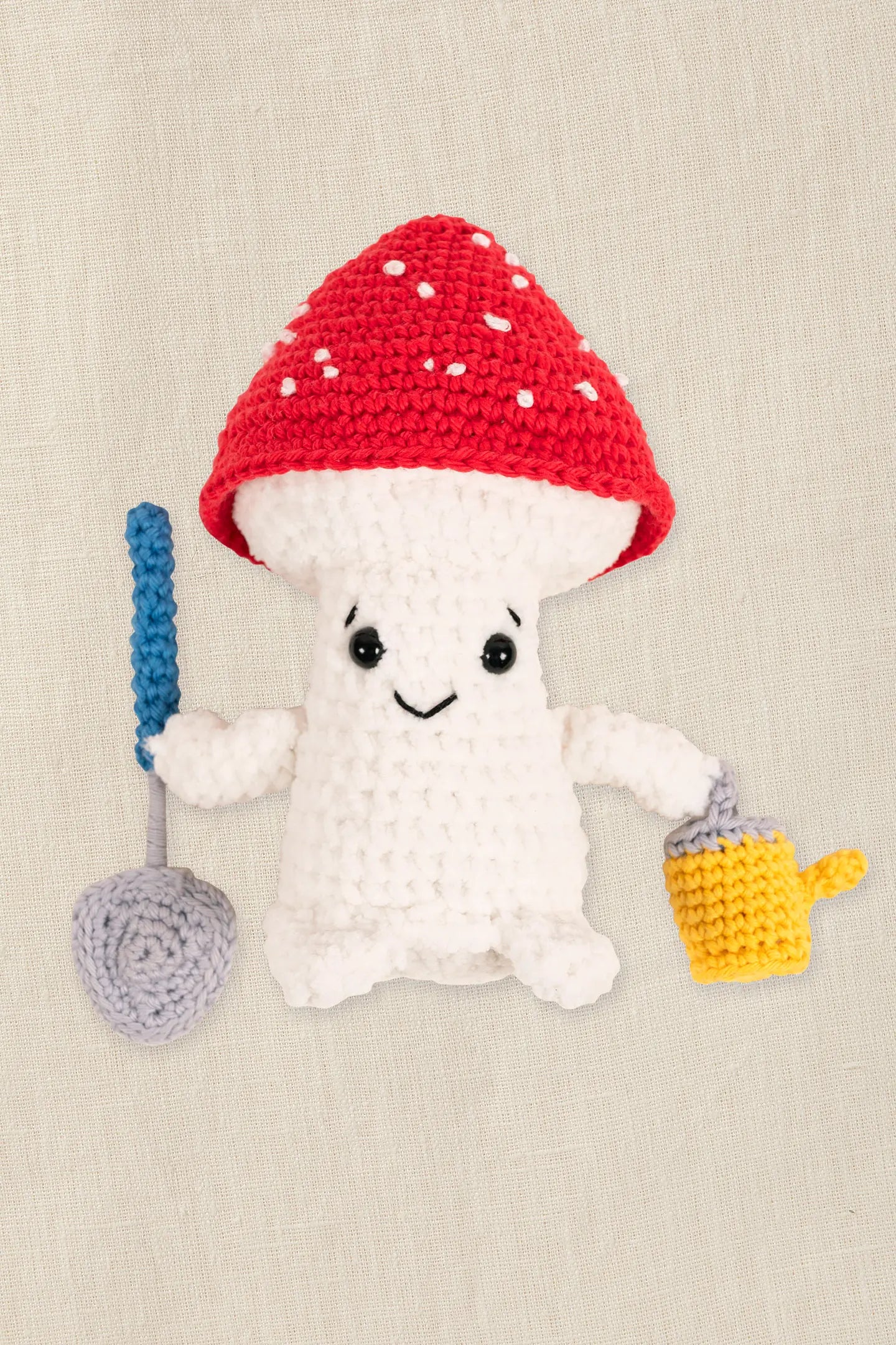 KIT Amigurumi Fungo giardiniere di Joanna Hateley - DMC - - LacariaRicami.Store