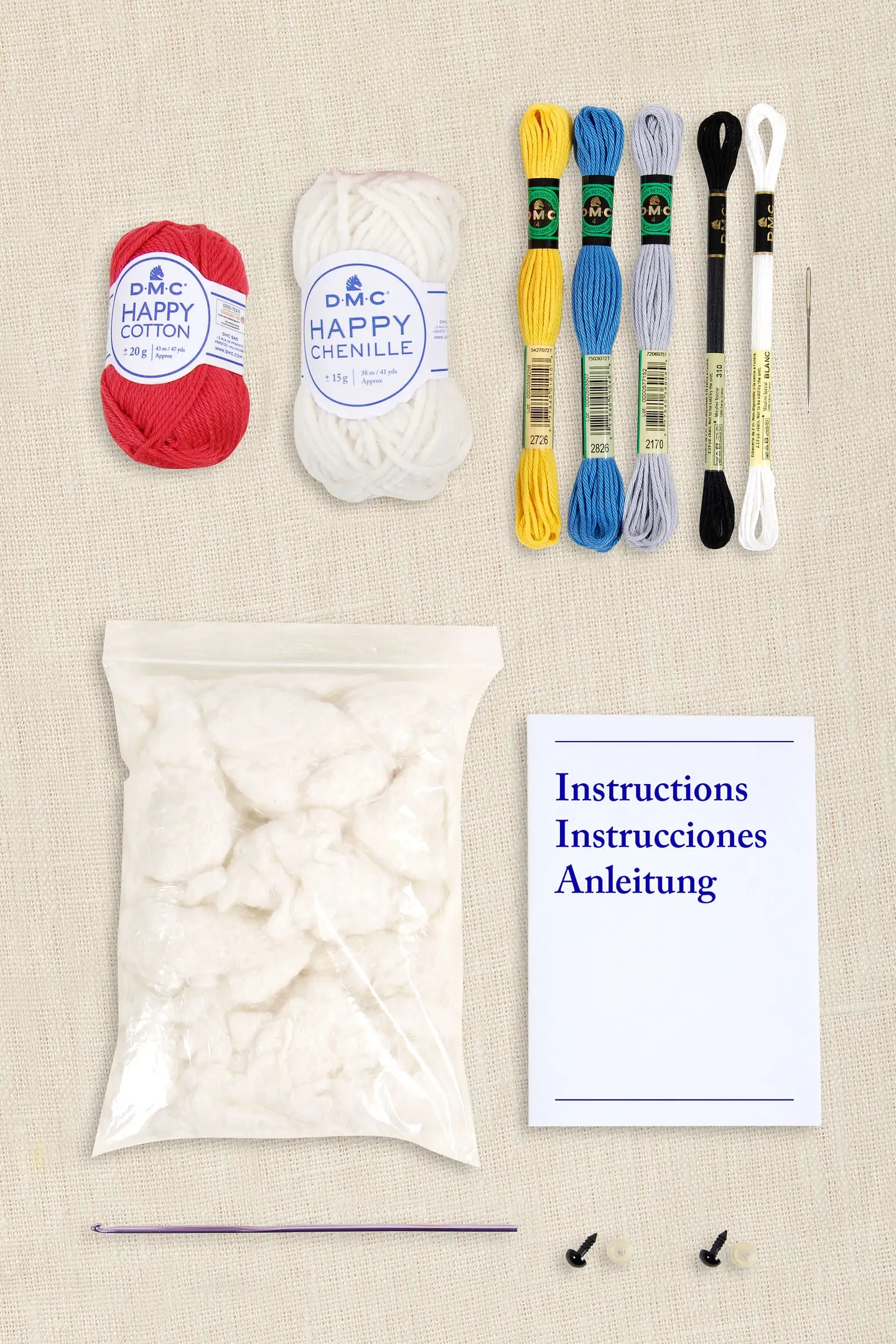 KIT Amigurumi Fungo giardiniere di Joanna Hateley - DMC - - LacariaRicami.Store