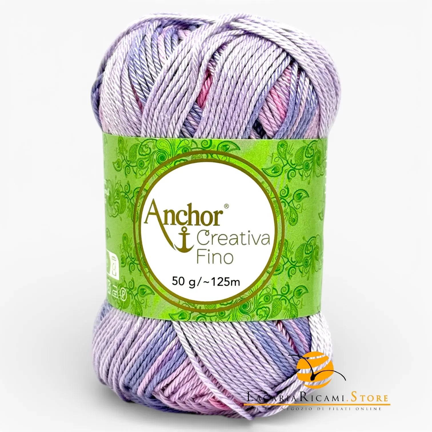 Cotone CREATIVA FINO MULTICOLOUR - ANCHOR - 00907 - VIOLA FUCSIA MIX - LacariaRicami.Store
