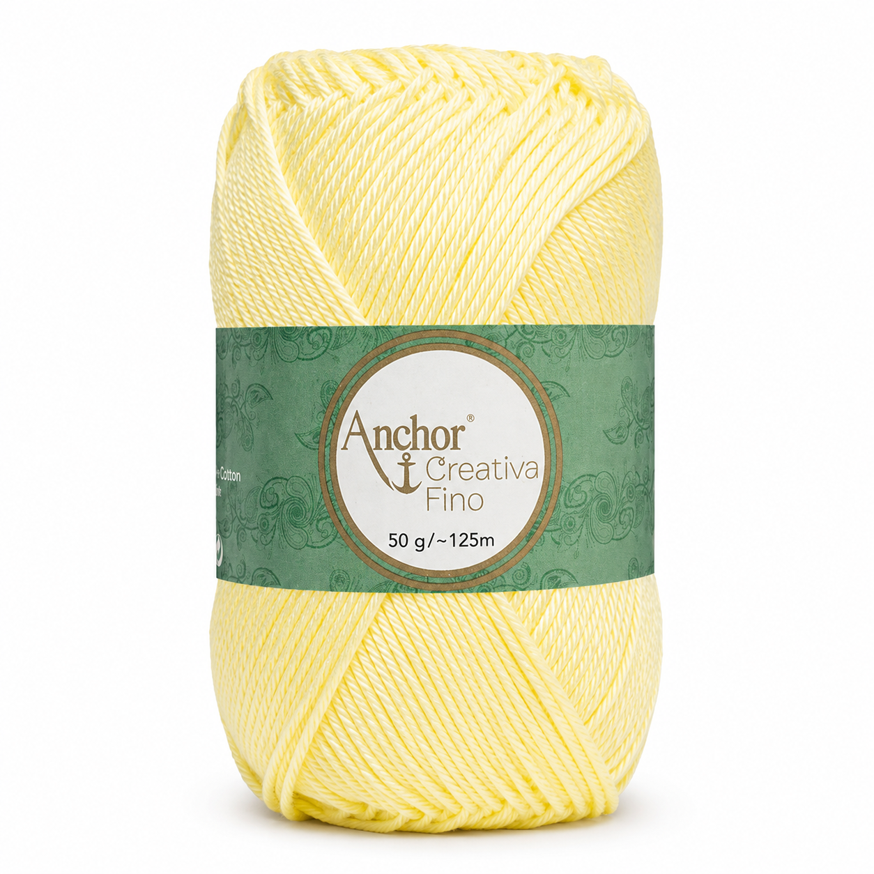 Cotone CREATIVA FINO - ANCHOR - Colore: 0100 - MIMOSA - by LacariaRicami.Store