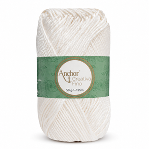 Cotone CREATIVA FINO - ANCHOR - Colore: 0105 - NATURA - by LacariaRicami.Store