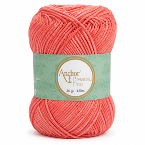 Cotone CREATIVA FINO - ANCHOR - Colore: 0130 - CORALLO DENIM - by LacariaRicami.Store