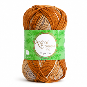 Cotone CREATIVA FINO MULTICOLOUR - ANCHOR - Colore: 00902 - MARRONE GRIGIO MIX - by LacariaRicami.Store