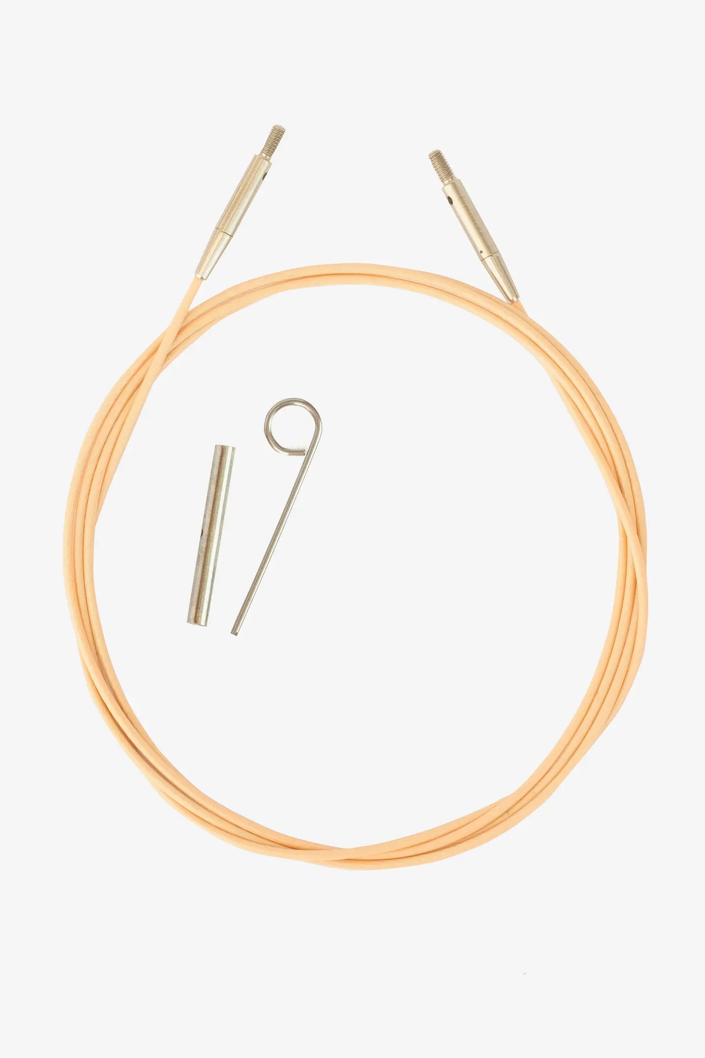 Ferri circolari Rose Gold Intercambiabili - DMC - Cavo per ferri intercambiabile - 100 cm - LacariaRicami.Store