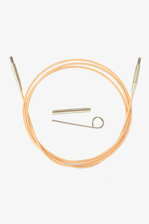 Ferri circolari Rose Gold Intercambiabili - DMC - Cavo per ferri intercambiabile - 80 cm - LacariaRicami.Store