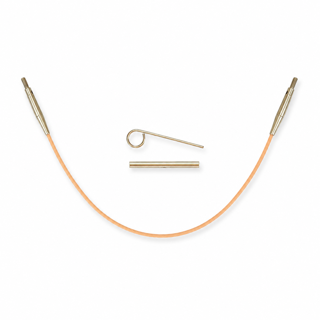 Ferri circolari Rose Gold Intercambiabili - DMC - Colore: Cavo per ferri intercambiabile - 13 cm - by LacariaRicami.Store