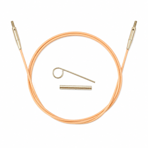 Ferri circolari Rose Gold Intercambiabili - DMC - Colore: Cavo per ferri intercambiabile - 60 cm - by LacariaRicami.Store