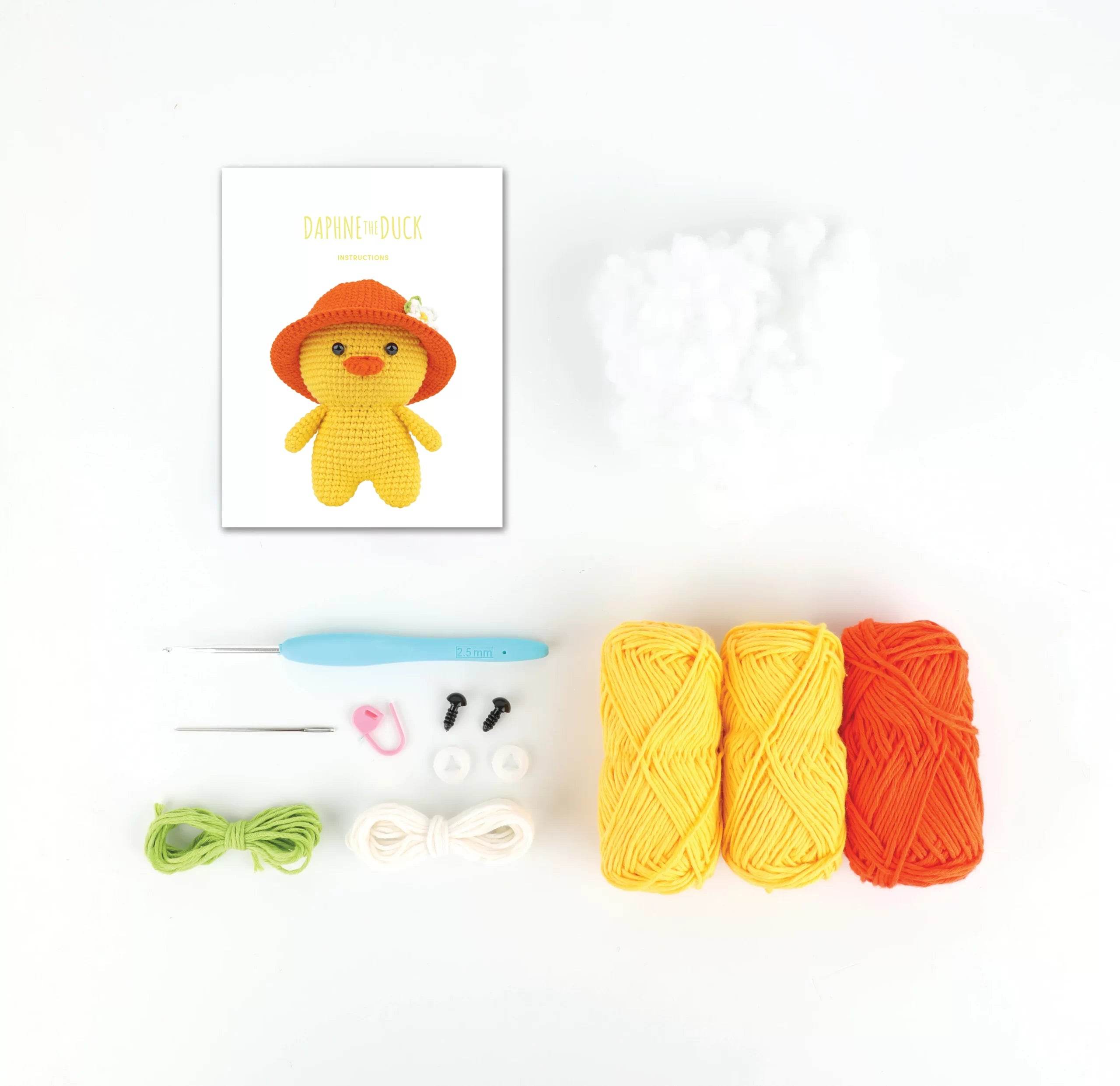 Kit Amigurumi Daphne The Duck - Anchor - - LacariaRicami.Store