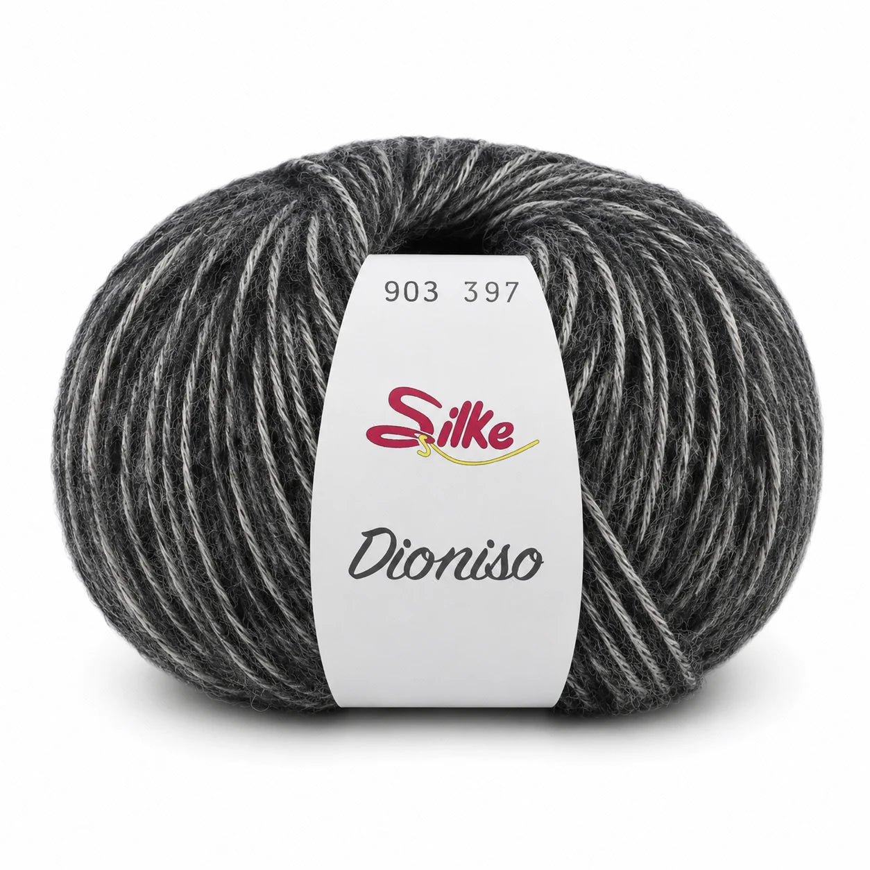 Lana DIONISO - Silke - Colore: 903 - NERO MELANGE - by LacariaRicami.Store