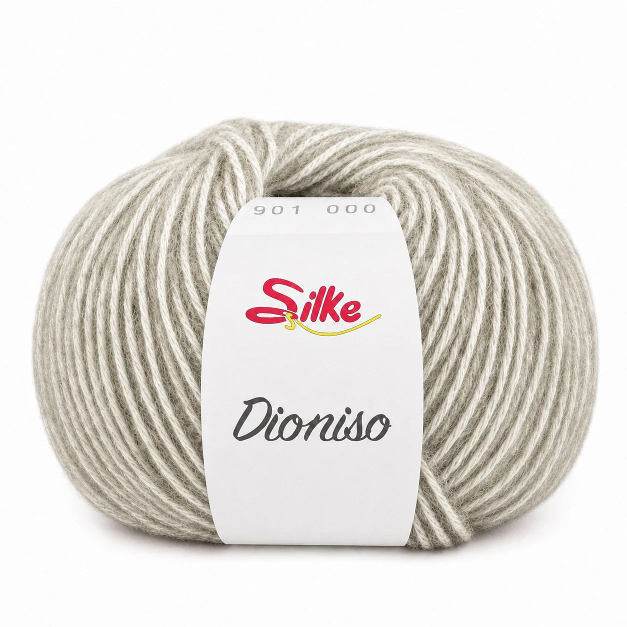 Lana DIONISO - Silke - Colore: 901 - PANNA GRIGIO MELANGE - by LacariaRicami.Store