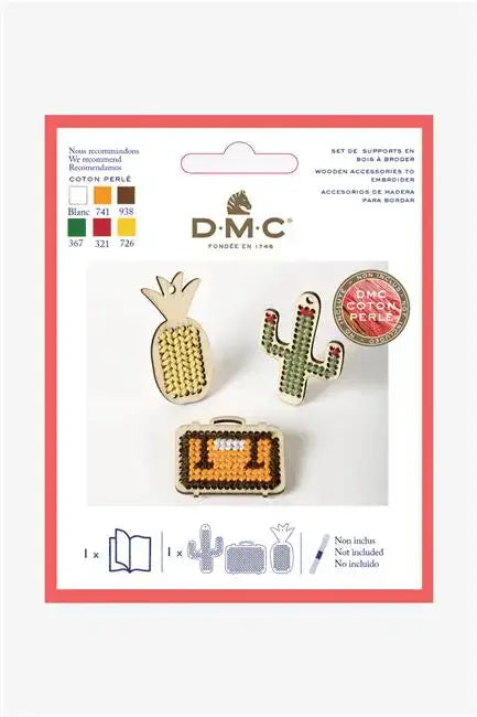 Kit RICAMO COTONE PERLÉ - DMC - - LacariaRicami.Store