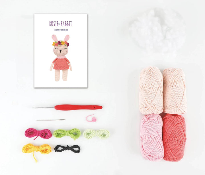 Kit Amigurumi Rosie The Rabbit - Anchor - - LacariaRicami.Store