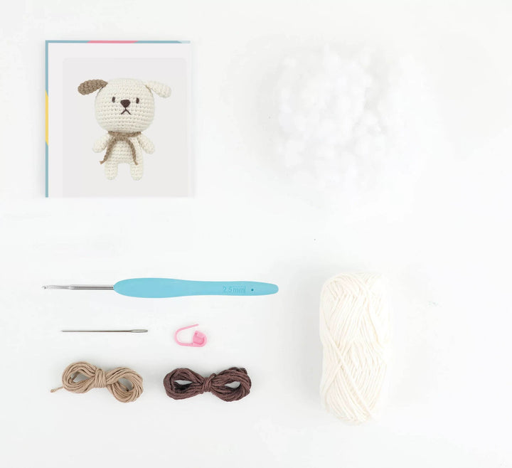 Mini Kit Amigurumi Daniel The Dog - Anchor - - LacariaRicami.Store