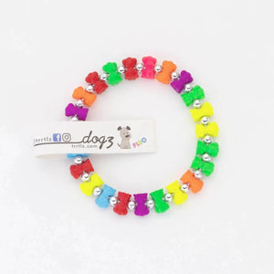 Braccialetti Trrtlz - Dogz Fluo - - LacariaRicami.Store