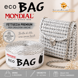Fettuccia ECO BAG (Eco Pelle) - MONDIAL - Colore: - by LacariaRicami.Store