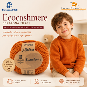 Lana ECOCASHMERE - Bertagna Filati - Colore: - by LacariaRicami.Store