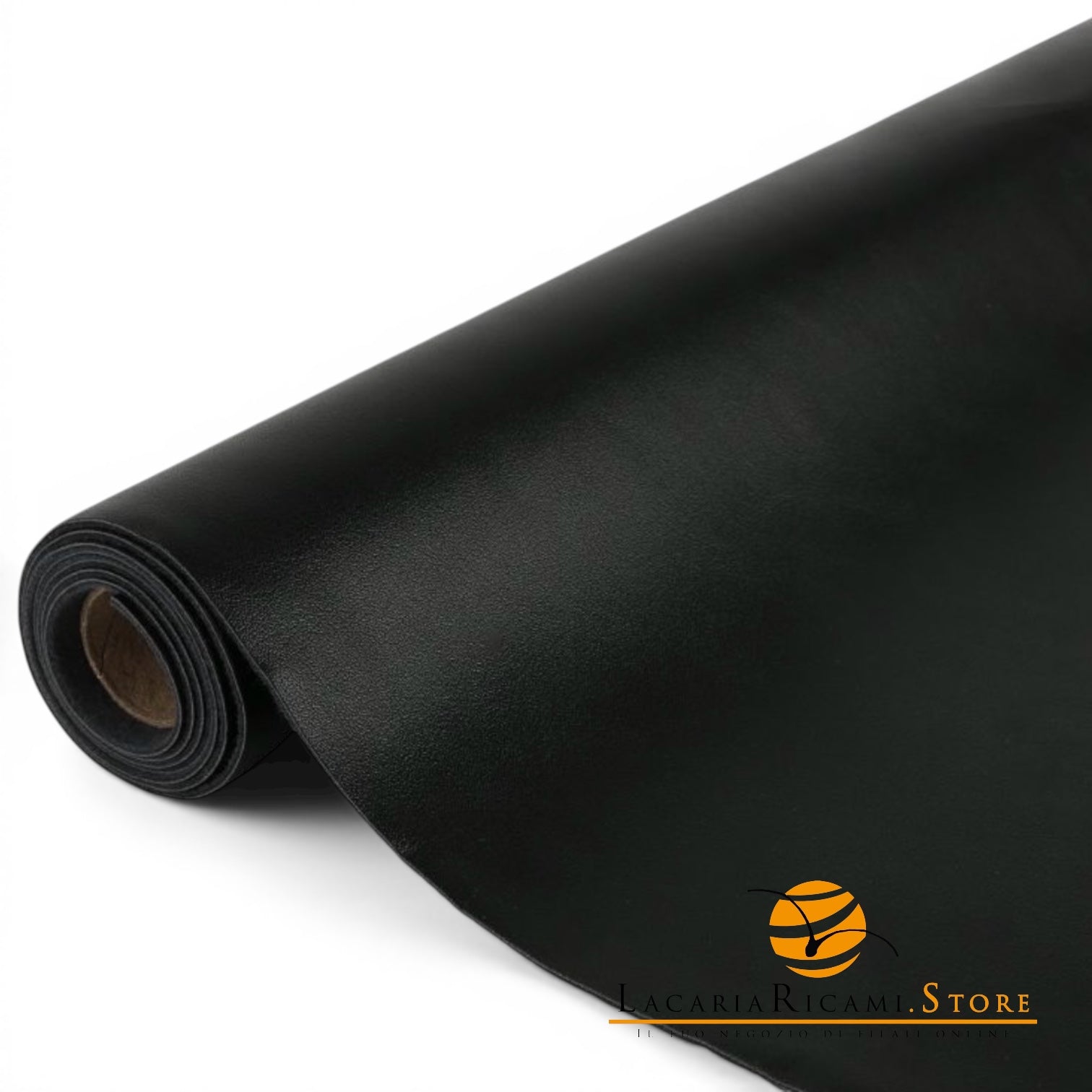 Foglio Ecopelle – Rotolo 45×100 cm | MAF Accessories - Colore: 13597-00J - LISCIO NERO - by LacariaRicami.Store