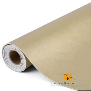 Foglio Ecopelle – Rotolo 45×100 cm | MAF Accessories - Colore: 13597-07J - LISCIO ORO - by LacariaRicami.Store