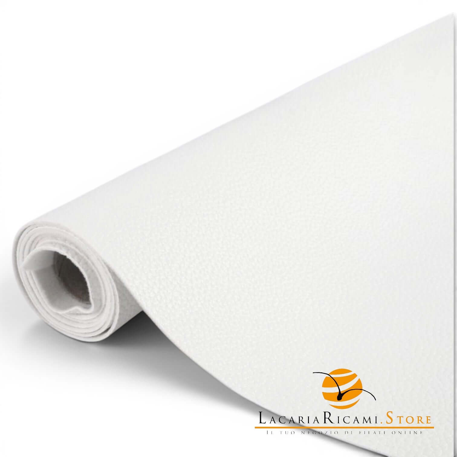 Foglio Ecopelle – Rotolo 45×100 cm | MAF Accessories - Colore: 13605-05K - MARTELLATO BIANCO - by LacariaRicami.Store