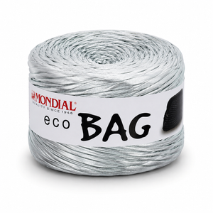 Fettuccia ECO BAG (Eco Pelle) - MONDIAL - Colore: 592 - ARGENTO - by LacariaRicami.Store