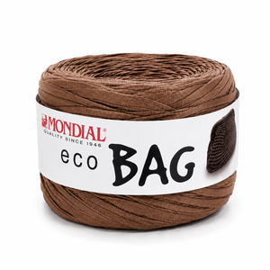 Fettuccia ECO BAG (Eco Pelle) - MONDIAL - Colore: 603 - CAFFÉ - by LacariaRicami.Store